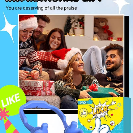 Stocking Stuffers for Teens Boys Men: Cell Phone Stand Flexible Thumbs Up Lazy Cellphone Holder for Desk Hand Funny Christmas Ideas Gifts for Women Adults Husband Him Kids Dad Cool Stuff Gadgets