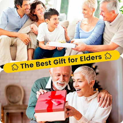 6 Pack 36 Large Piece Puzzle for Seniors Puzzles Dementia Alzheimer's Products and Activities for The Elderly Adults Puzzle Alzheimer's Easy Puzzles Gift Memory Games for Patients in Nursing Home