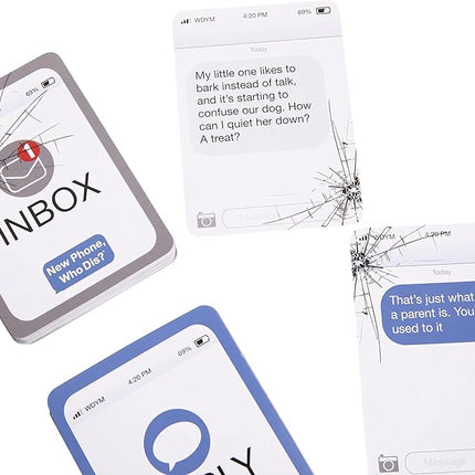 New Phone, Who Dis? Bad Advice NSFW Expansion Pack by Relatable, Designed to be Added to the New Phone, Who Dis? Core Game, A Funny Card Game for Adults, Includes 45 Inbox Cards and 135 Reply Cards