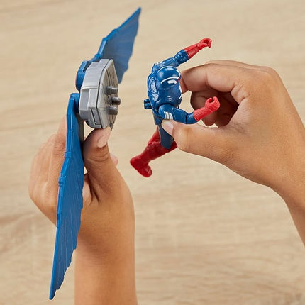 Marvel Epic Hero Series Captain America: Brave New World Flight Control Action Figure with Accessory, Super Hero Toys for Kids Ages 4+