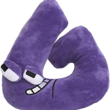 26-Letter Plush Toy Set (A-Z) - Cute Stuffed Plush Toys & Decorative Pillow, Educational Gift for Kids & Fun Home Decor (G)