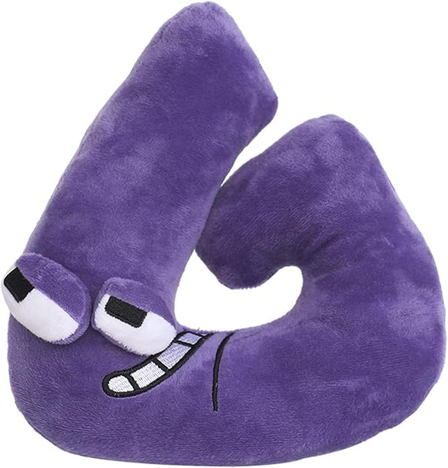 26-Letter Plush Toy Set (A-Z) - Cute Stuffed Plush Toys & Decorative Pillow, Educational Gift for Kids & Fun Home Decor (G)