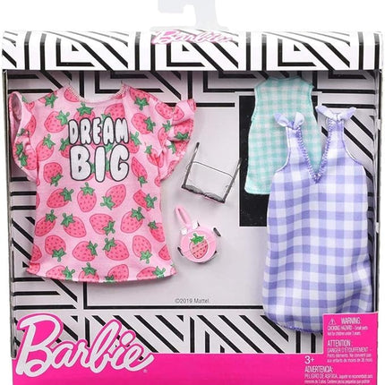 Barbie Clothes - 2 Outfits and 2 Accessories Doll, 6