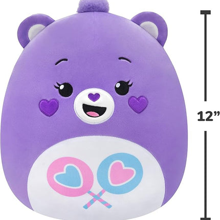 Squishmallows Original Care Bears 12in Share Bear – Official Jazwares Plush (Medium-Sized)