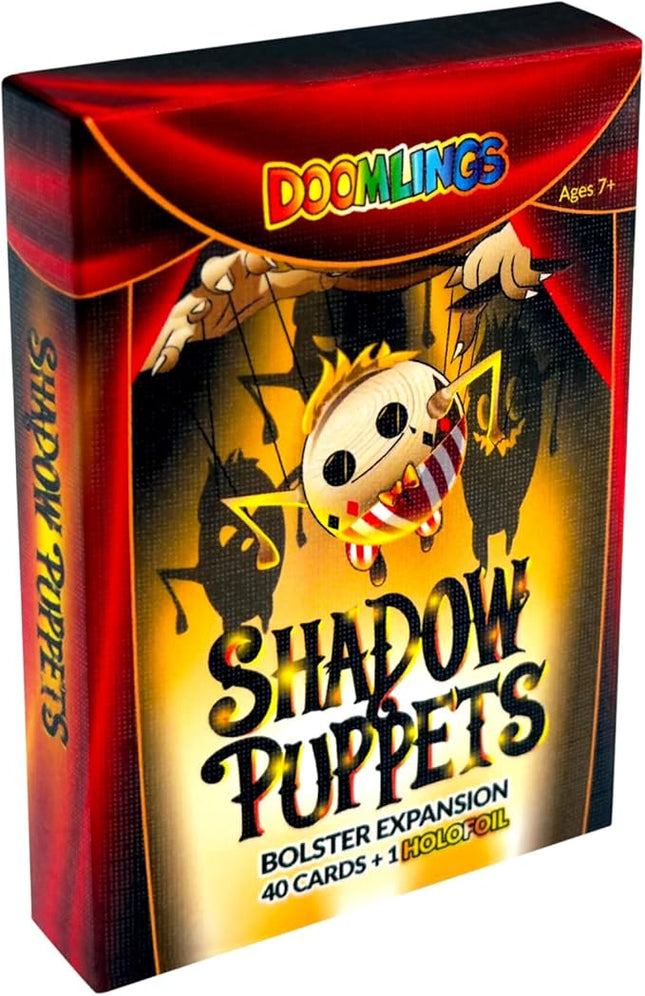 Shadow Puppets Bolster Expansion for Doomlings - Introducing 40 New Cards & Four Haunting New Species of Doomlings: Deeplings, Glitterlings, Moonlings, and Fuzelings (40 Card Bolster Pack)
