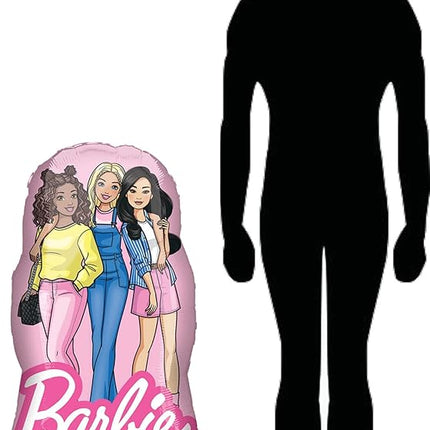 Barbie's Birthday Party Supplies Airloonz Foil Balloon Bouquet Decorations