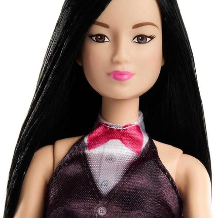 Barbie Careers Fashion Doll & Accessories, Violinist Musician Wearing Removable Performance Outfit with Violin & Bow