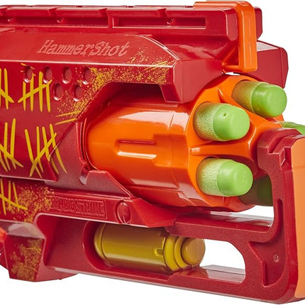 NERF Zombie Strike Hammershot Blaster, Red (Amazon Exclusive)