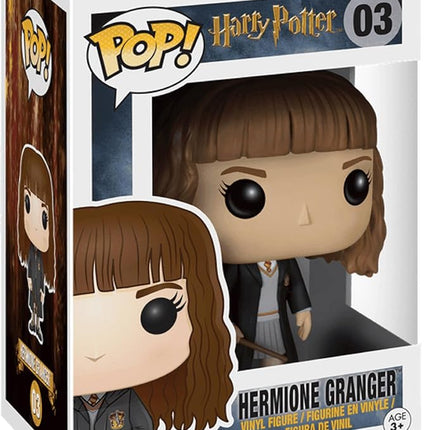 Funko Pop! Movies: Harry Potter 3-Pack – Ron Weasley (#02), Hermione Granger (#03), & Quidditch Harry (#08) Collectible Vinyl Figures