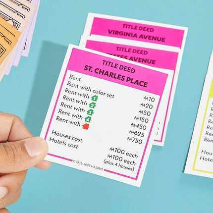 Monopoly Board Game | Classic Game with Storage Tray and Larger Tokens | Ages 8+ | 2 to 6 Players | Family Games for Kids and Adults | Kids Gifts