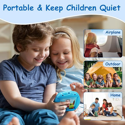 3D Rotating Puzzles for Kids 3 4 5 6 7 8 Year Old, 4 Puzzles in 1, Toddler Toy for Travel, Car, Airplane, Road Trip Activities, Fine Motor Skills, Fidget, Boys & Girls Gifts