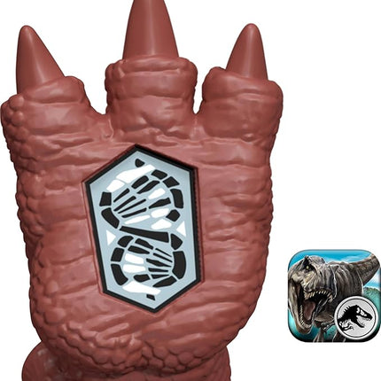 Mattel Jurassic World Rebirth Wild Roar Dinosaur Toy, Aucasaurus with Tail Controlled Chomp, Posable Multi Direction Attack & Sound, Digital Play