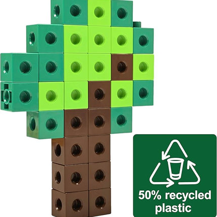 edxeducation Green-n-Learn Linking Cubes - Set of 100