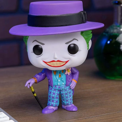 Funko Pop Heroes: Batman 1989-The Joker with Hat - (Styles May Vary) - DC Comics - Collectable Vinyl Figure - Gift Idea - Official Merchandise - Toys for Kids & Adults - Superheroes Fans