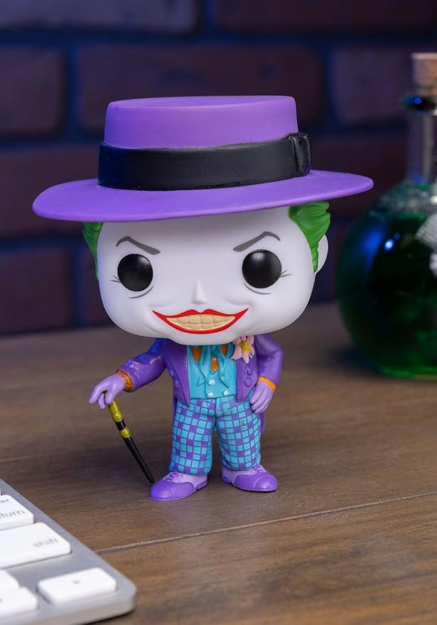 Funko Pop Heroes: Batman 1989-The Joker with Hat - (Styles May Vary) - DC Comics - Collectable Vinyl Figure - Gift Idea - Official Merchandise - Toys for Kids & Adults - Superheroes Fans