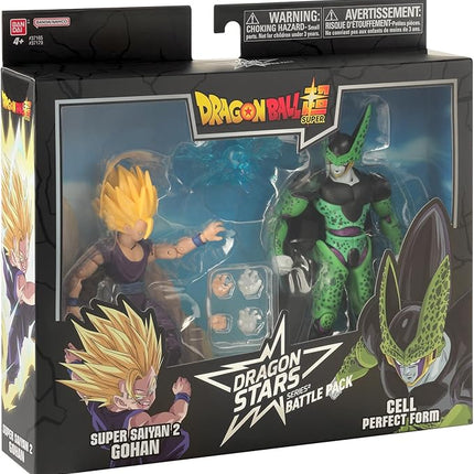 Dragon Stars Series - Dragon Ball Super - Super Saiyan 2 Gohan vs. Cell Battle Pack Action Figure Set