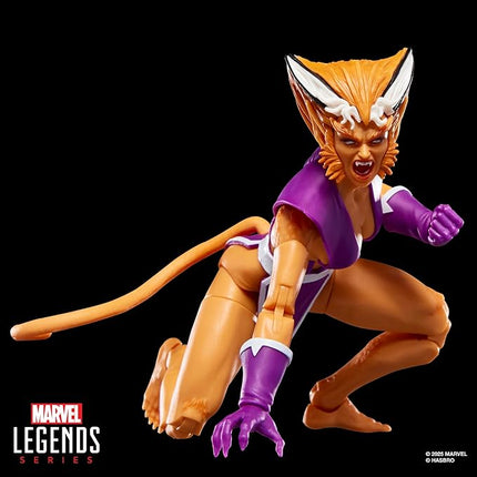 Marvel Legends Series Feral, X-Force #1 (1991) and X-Men Comics-Inspired Collectible 6-Inch Scale Action Figure with Character-Sized Comic Accessory