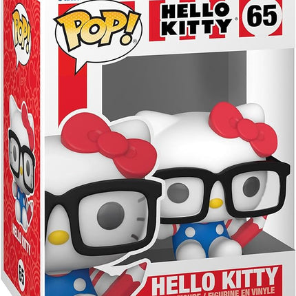 Funko POP! Sanrio: Hello Kitty - Hello Kitty Nerd - Collectable Vinyl Figure - Gift Idea - Official Merchandise - for Kids & Adults - Anime Fans - Model Figure for Collectors and Display