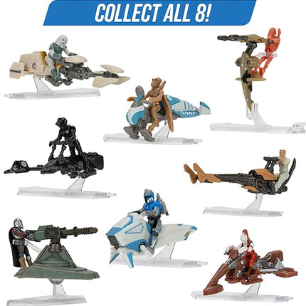 STAR WARS Micro Galaxy Squadron Series 5 (3 Pack) Mystery Blind Box - Get Three 2.5" Vehicle or 1" Mini Figure - Officially Licensed - Authentic Collectible Toy Gift for Boys, Girls, Kids, Teens - 8+