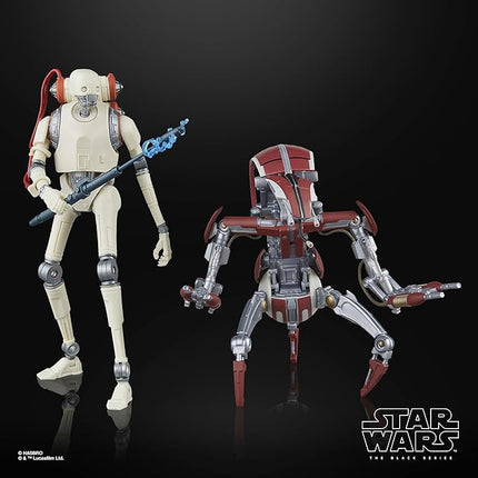 STAR WARS The Black Series KX Security Droid Enforcer & Droideka, Jedi: Survivor Gaming Greats Collectible 6 Inch Action Figure 2-Pack (Amazon Exclusive)