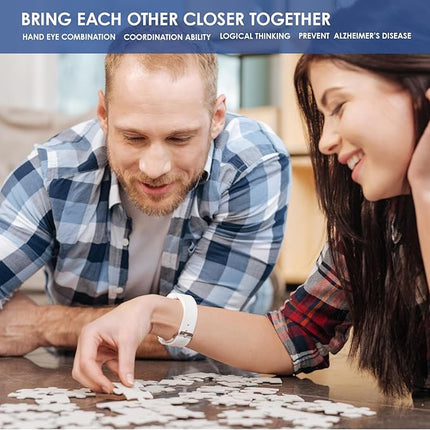 MOMIBOOK Puzzles for Adults 1000 Pieces Jigsaw Puzzles of Paris in Bloom, Painting Image Steet Flower Shop Difficult Challenging Hard Impossible Puzzle Unique Funny Party Christmas Birthday Gifts