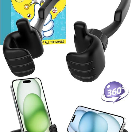 Stocking Stuffers for Teens Boys Men Adults Gifts: Thumbs Up Lazy Phone Stand Cell Phone Holder Gifts for Kids Women Teenage Girls Wife Ideas Funny Cool Gadgets Who Have Everything Gifts for Christmas