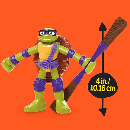 Play-Doh Teenage Mutant Ninja Turtles Mutation Station Playset, Bendy 4 Inch Donnie Action Figure, Kids Arts & Crafts, TMNT Toys for Boys & Girls 4+