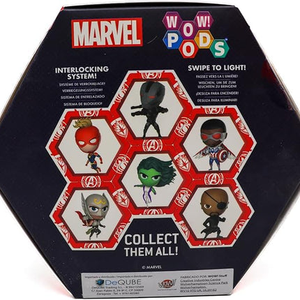 WOW! STUFF PODS Marvel Avengers Collection - War Machine| Superhero Toys Light-Up Bobble-Head Figure | Official Marvel Collectable Toys & Gifts | Number 212 in Series, Multicolor, 4 inches