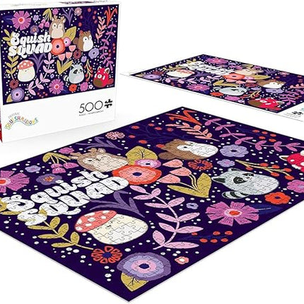 Buffalo Games - Squishmallow - Squish Squad - 500 Piece Jigsaw Puzzle for Adults -Challenging Puzzle Perfect for Game Nights - Finished Size is 21.25 x 15.00