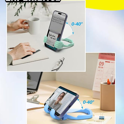 Stocking Stuffers for Teens Boys Mens Adults Gifts for Christmas: Thumbs Up Lazy Phone Stand Cell Phone Holder Funny Gifts for Kids Girls Teenage Women Wife Cool Gadgets White Elephant Stuff Ideas
