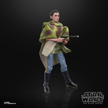 STAR WARS The Black Series Princess Leia Organa (Endor) Toy 6-Inch Scale Return of The Jedi Collectible Figure, Ages 4 and Up