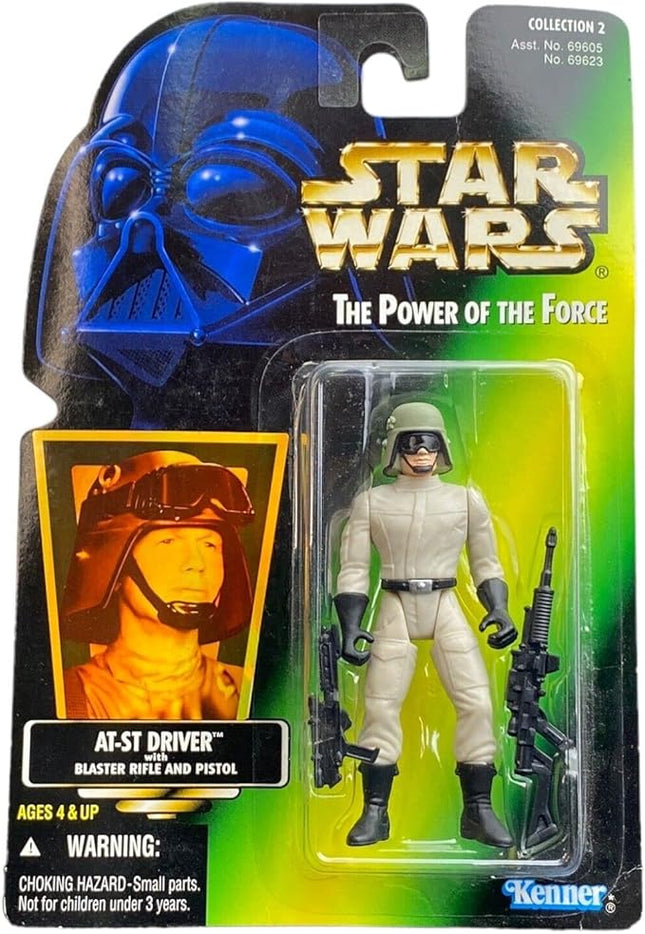 Star Wars: Power of the Force Green Card AT-ST Driver Action Figure
