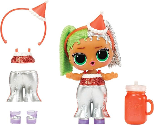 L.O.L. Surprise! Holiday Surprise!- Miss Merry- with Collectible Doll, 8 Surprises, Holiday Theme, Collectible Dolls, Limited Edition- Great Gift for Girls Age 3+