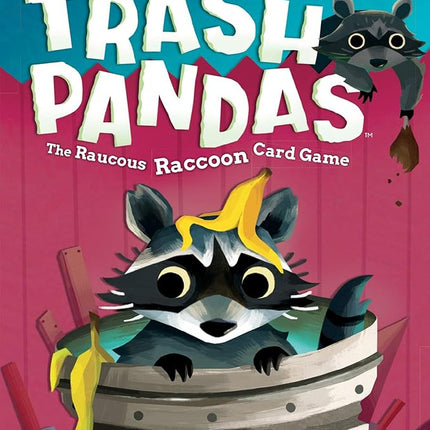Gamewright - Trash Pandas - The Raucous Raccoon Push-Your-Luck Card Game, Ages 8+, 2-4 Players