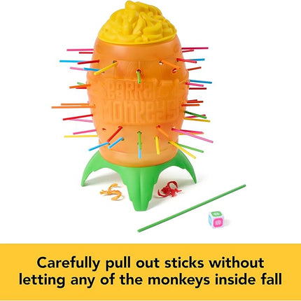 Spin Master Games, Barrel of Monkeys Dropple, A Fun Twist on Two Classic Games, Easy Activity Toy for Preschoolers, for Kids & Family, 2-4 Players, for Ages 4 & Up