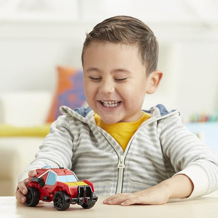 Playskool Heroes Transformers Rescue Bots Academy Rescue Team Pack, 4 Collectible 4.5" Converting Action Figures, Toys for Kids Ages 3 & Up (Amazon Exclusive)