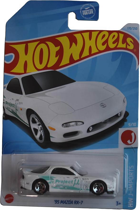 Hot Wheels '95 Mazda RX-7, HW J-Imports 9/10 [White] 170/250