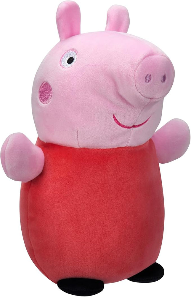 Squishmallows HugMees Original 10-Inch Peppa Pig - Medium-Sized Ultrasoft Official Jazwares Plush