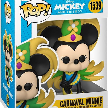 Funko Pop Disney: Mickey Around The World - Carnaval Minnie Mouse - Collectable Vinyl Figure - Gift Idea - Official Merchandise - Toys for Kids & Adults - Cartoon/Animation Fans