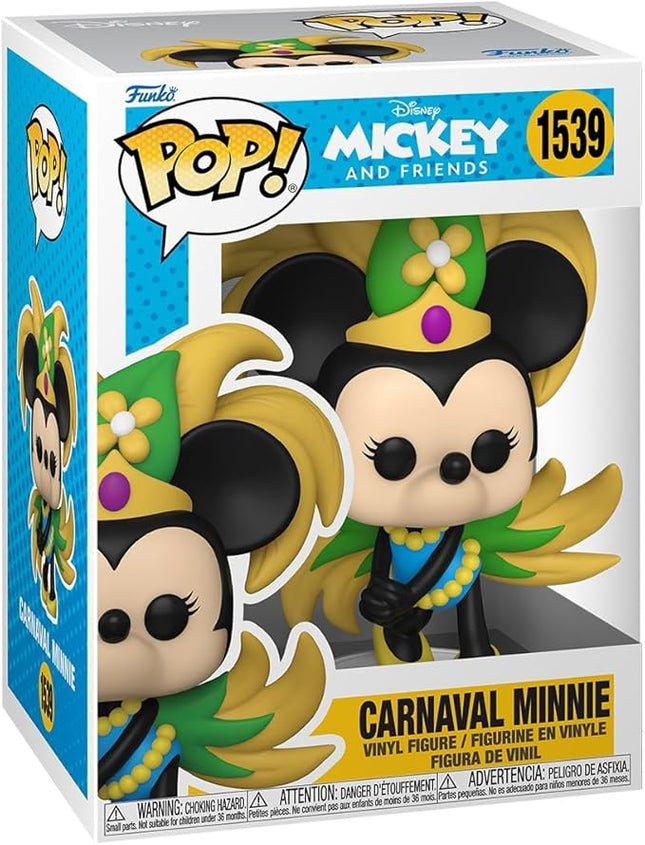 Funko Pop Disney: Mickey Around The World - Carnaval Minnie Mouse - Collectable Vinyl Figure - Gift Idea - Official Merchandise - Toys for Kids & Adults - Cartoon/Animation Fans