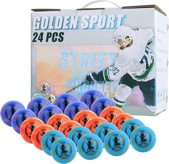 Street Hockey Balls - Official Outdoor Roller Balls for Indoor Games, Ideal for Sports Enthusiasts