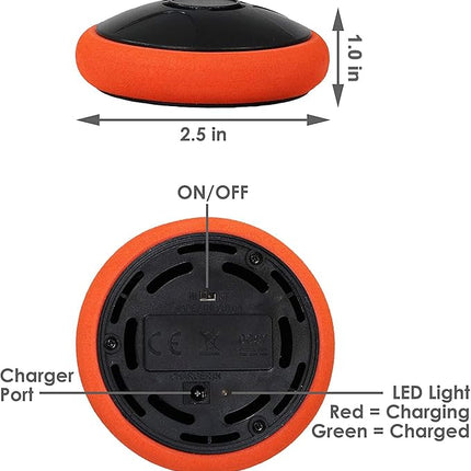 Rechargeable Floating Pucks & Paddles - Any Flat Surface Air Hockey, Includes Charging Cable and Strikers