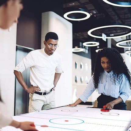 Point Games Air Hockey Table for Kids - Electric Powered Air Hockey Game - Foldable & Tabletop - Air Hockey for Kids & Adults - Games for Girls & Boys