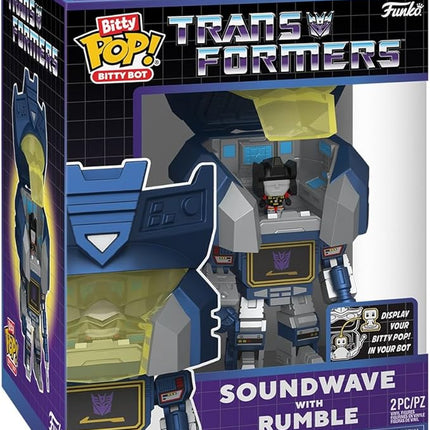 Funko Pop! Bitty Bots: Transformers - Soundwave with Rumble