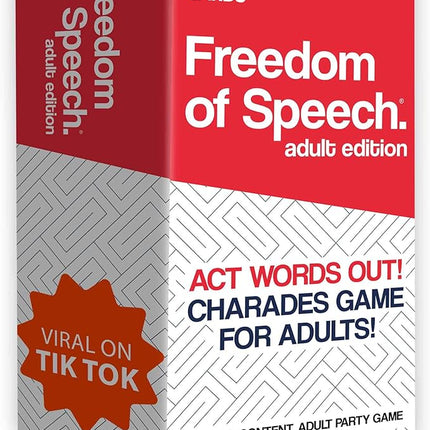 QUOKKA Freedom of Speech Card Board Game - Adult Edition - Fast-Paced | Guess The Word | Easy to Play - Party Game for Game Night