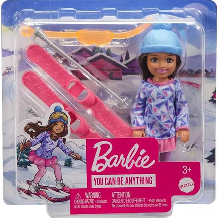 Barbie Chelsea Skier Doll With Accessories, Toy For 3 Year Olds & Up