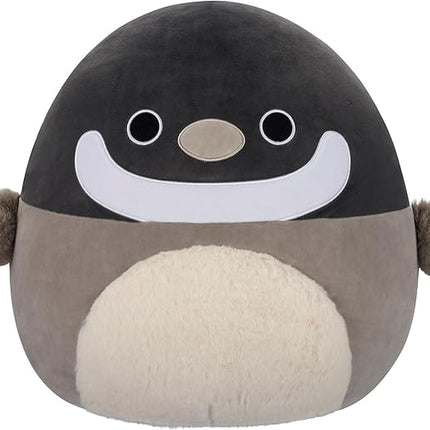 Squishmallows Original 16-Inch Gertrude Grey and Black Canada Goose - Official Jazwares Large Plush