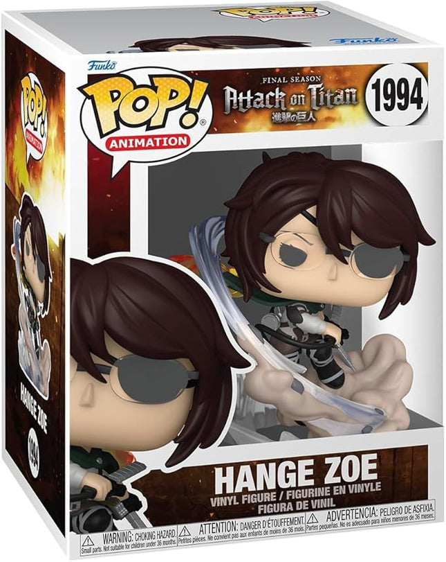 Funko Pop! Premium Animation: Attack on Titan - Hange Zoe - Collectable Vinyl Figure - Gift Idea - Official Merchandise - Toys for Kids & Adults - Anime Fans - Model Figure for Collectors and Display