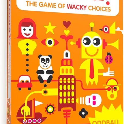 SUSSED The Wacky ‘What Would You Do’ Travel Card Game - Social Fun for Kids and Teens - Fun Boo Basket Stuffer for Families - Ages 7+ - Orange Pack