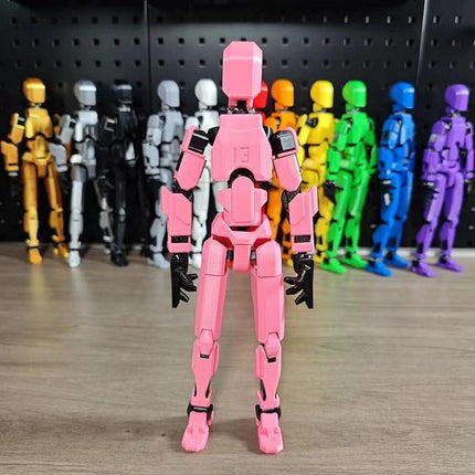 Assembly Completed T13 Action Figure, Titan 13 3D Printed Action Figure, 3D Printed Titan13, Assembled Dummy 13 Lucky 13 Toy Figure